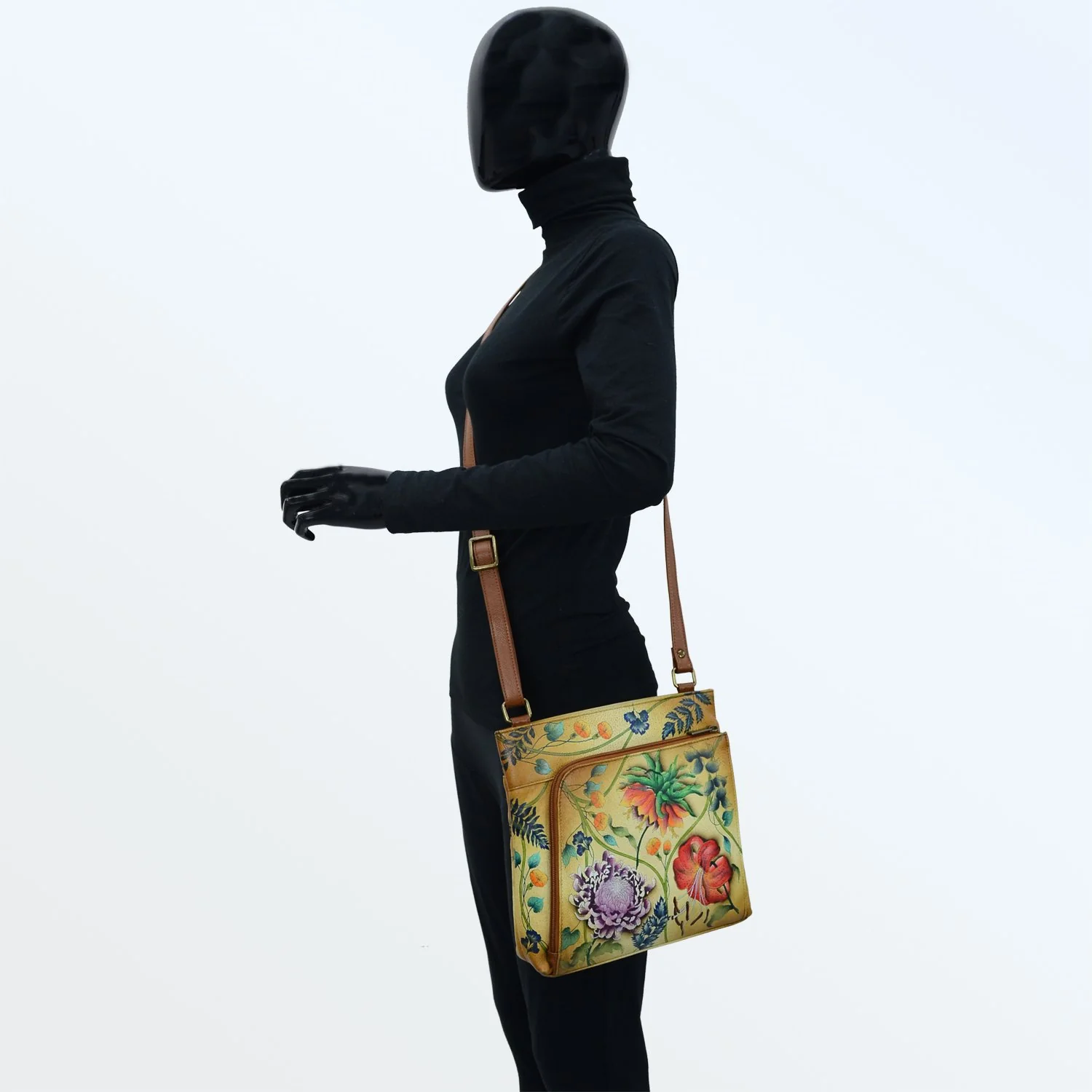 Crossbody With Front Zip Organizer - 651 - Image 7