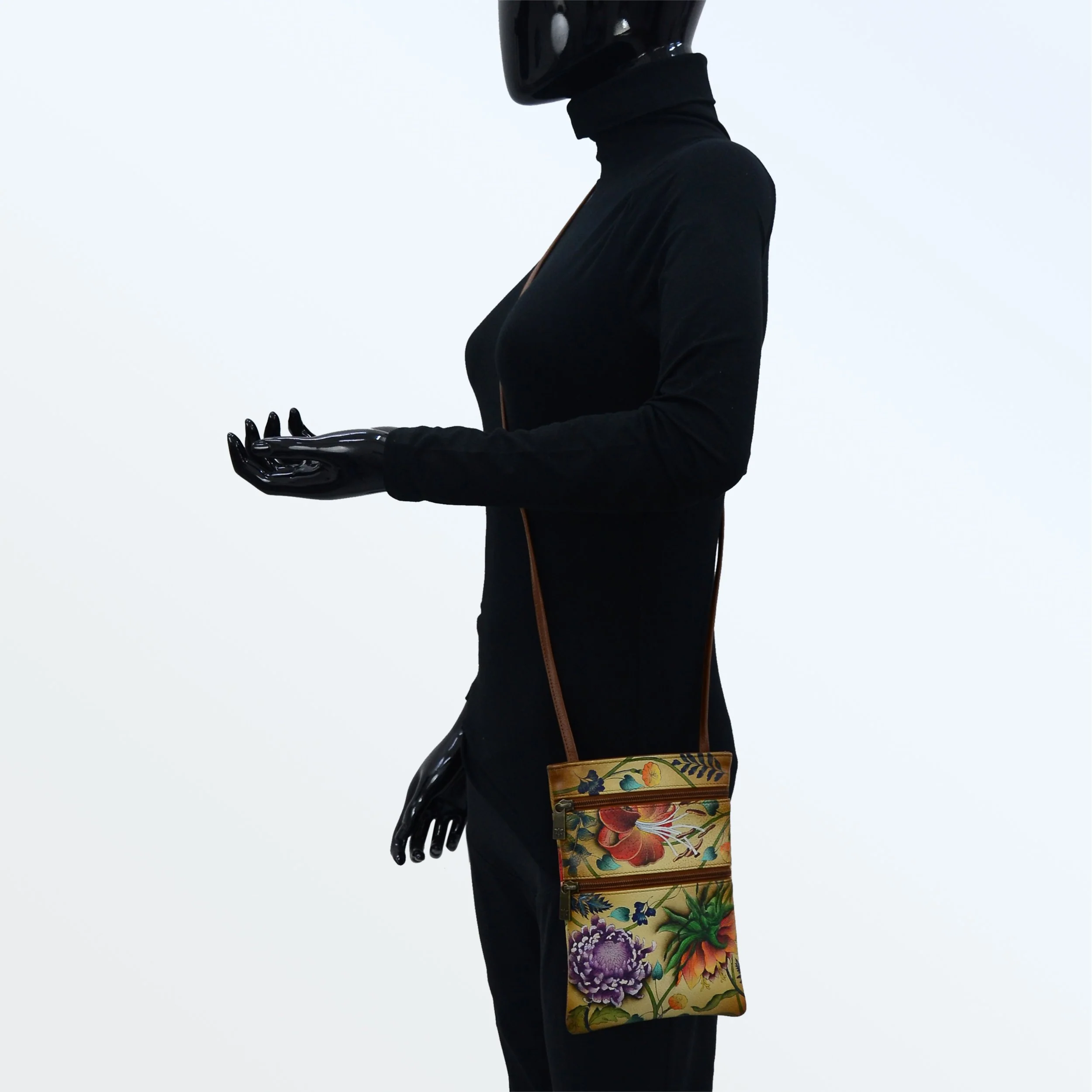 Mini Double Zip Travel Crossbody - 448 - Image 6