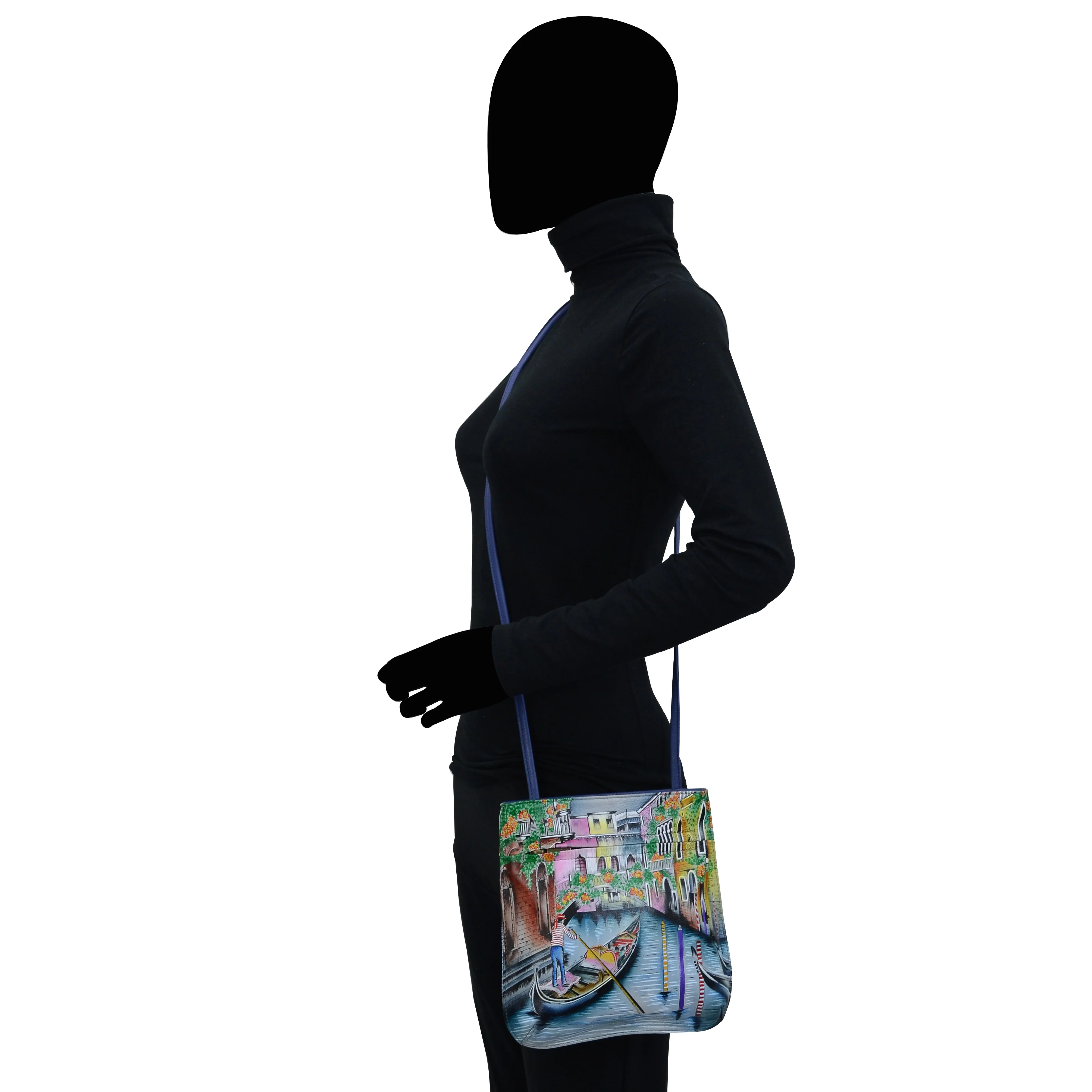 Slim Crossbody With Front Zip - 452 - Image 6